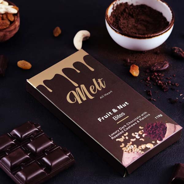 Dark Chocolate - Fruit & Nut Bar 70Gms