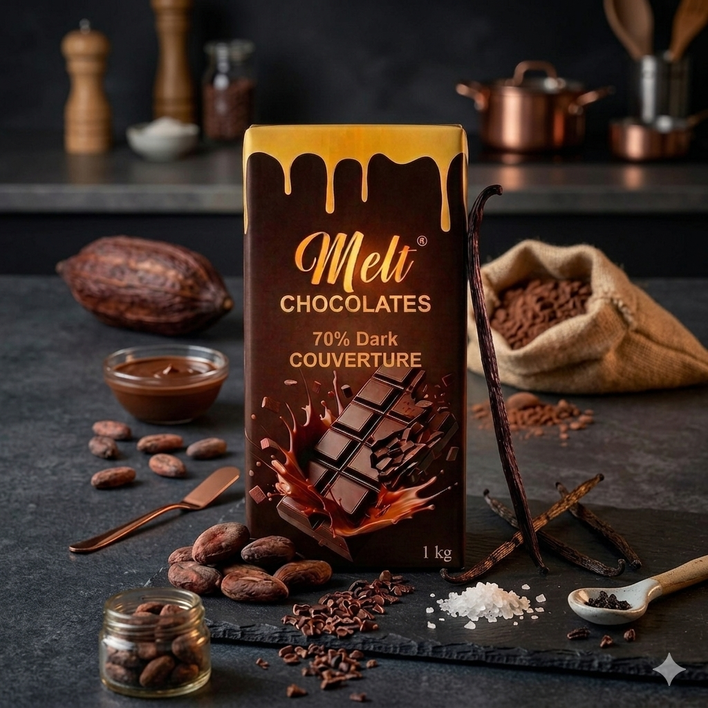70% Dark Couverture Chocolate